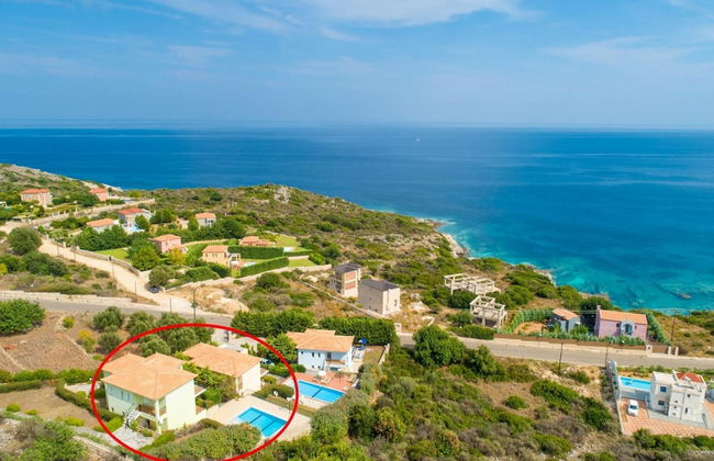 Skala Villa Green Large Private Pool Walk to Beach Sea Views A C Wifi - 2825 - Foto 28