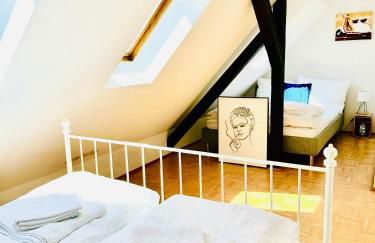 Massive Karli Loft - over 130 meters floor space - home theater room - 4 private sleeping areas - best location in Leipzig - Foto 16