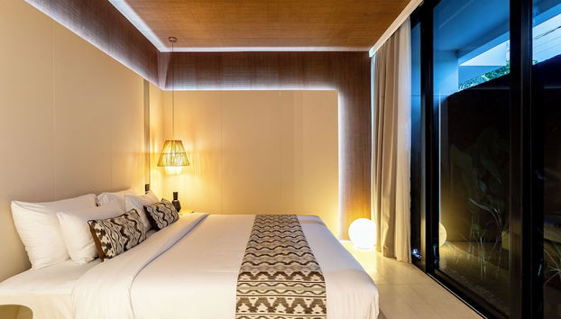 Azure 2BR Villa in Ubud Rice Field views - Foto 3, Habitación