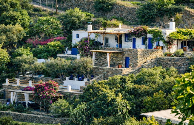 Villa Kotseli: Traditional Stone House with Pool & Sunset Sea Views - Foto 46