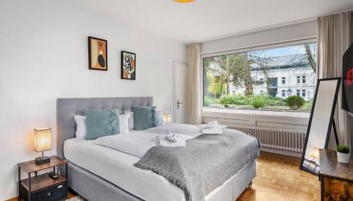 Stilvolle Stadtoase, 116 qm, Parkblick, Wassernah, Parkplatz - Foto 4, towels