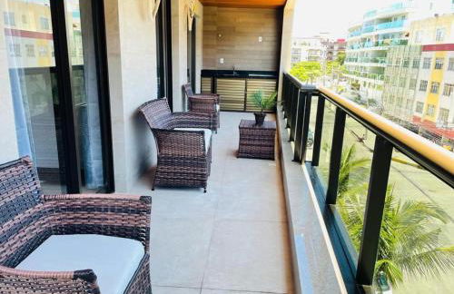 Apê Família Praia do Forte com 2 Quartos e Sacada - Photo 4