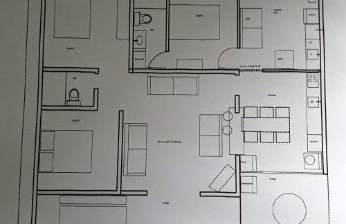 Casa a 50m praia da Pinheira configuravel de 1 ate 8 pessoas - Foto 49