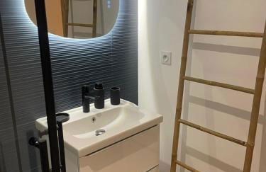 Logement neuf tout équipé, climatisé avec terrasse, barbecue, proche du bourg et des plages océanes, WIFI, linge et ménage compris - Foto 15