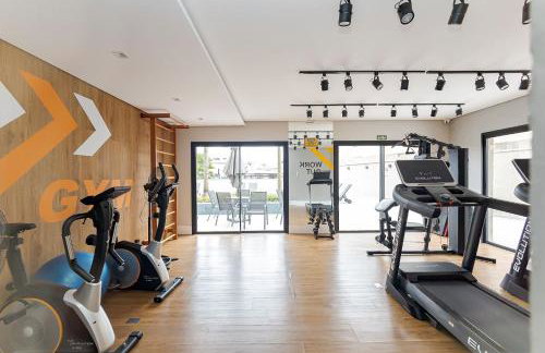 One House – Academia, Piscina e Coworking | Gonzaga Stays - Foto 16