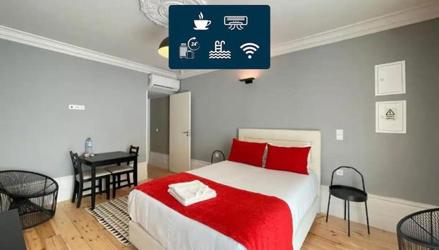 MyStay Porto Bolhão - Pool & Garden - Foto 3, Habitación