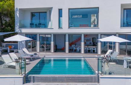 Can Ema, villa moderna con piscina frente al mar - Foto 80