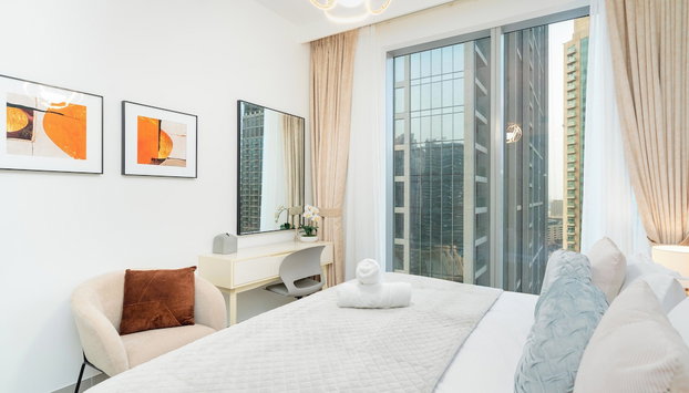 Whitesage - Chic Condo With Incredible Fountain and Sea View - Foto 3, Habitación