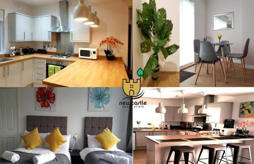Goswick House - Entire 4Bed House Serviced Accommodation Newcastle FREE WIFI & FREE 2 OFF STREET PARKING SPACES UK - Foto 1