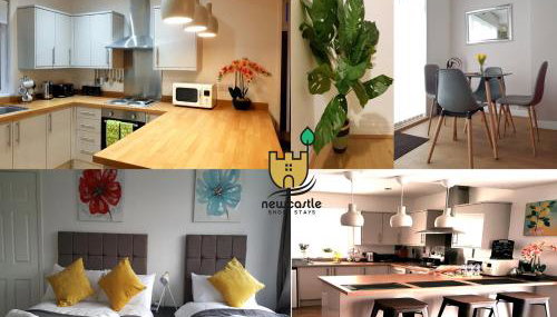 Goswick House - Entire 4Bed House Serviced Accommodation Newcastle FREE WIFI & FREE 2 OFF STREET PARKING SPACES UK - Foto 1