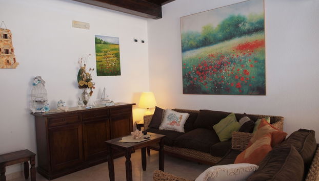 Coin salon dans le hall