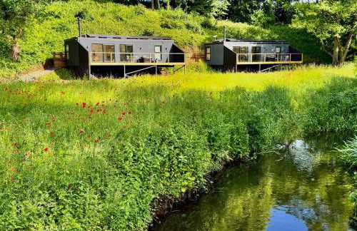 Heron - Luxurious Off-Grid Eco Cabin with River views - Foto 21