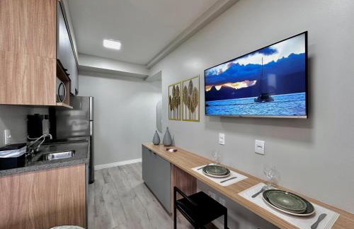 Studio com piscina a 1 minuto a pé do Metrô Brooklin - Foto 9