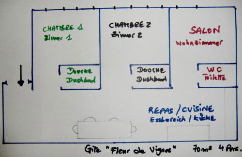 Gîte FLEUR DE VIGNES - Foto 21