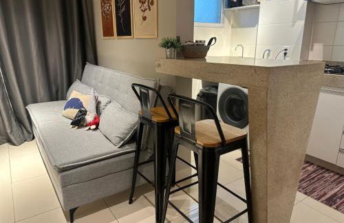 Flats Praia Uberlandia - Apt próximo ao Praia Clube - Area de lazer com Portaria 24 horas, piscina, academia, brinquedoteca, churrasqueira e áreas verdes para caminhadas - Foto 39