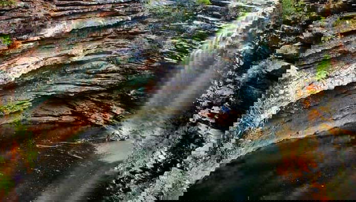 Vous verrez une des plus belles cascades de la région