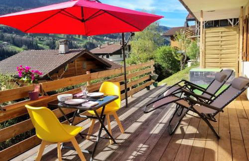 Private terrace, cosy appartement, ideal couple, bbq,relax, welcome, near La Clusaz, Grand Bornand, Annecy and lake, many sports and entertainment activities summer and winter - Foto 10