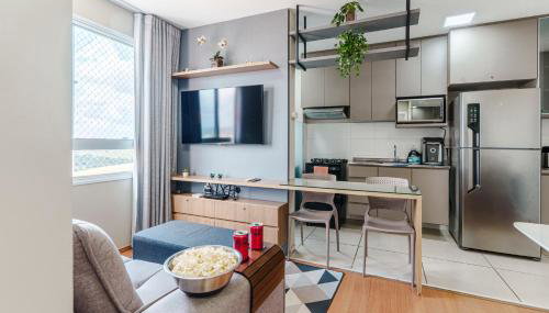 Apartamento Confortável Próximo à Arena MRV - Foto 3, stove, minibar