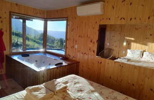 Chalé romântico com vista e banheira - Foto 33