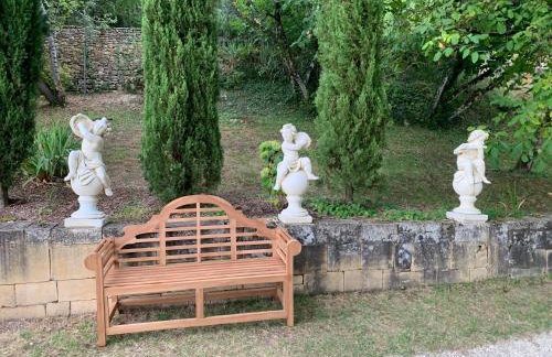 Maison Les Volets Rouges, piscine privée et vue panoramique, côté Sarlat - Foto 21