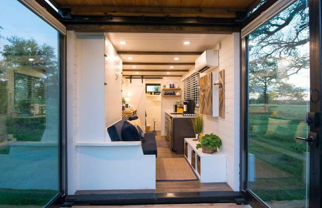 Yellow Blue Elegant Container Tiny House - Foto 3