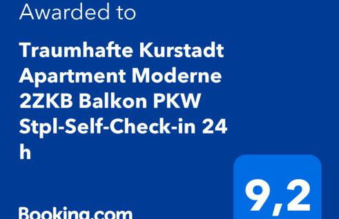 Traumhafte Kurstadt Apt Moderne 2ZKB Balkon P-Platz 7-24 Flexible Check-in - Foto 33