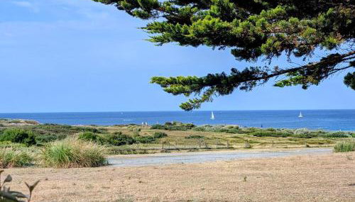 Charmant logement Guidel Plage, vue mer, piscine chauffée, avec une chambre - Foto 2