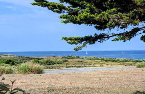 Charmant logement Guidel Plage, vue mer, piscine chauffée, avec une chambre - Foto 2