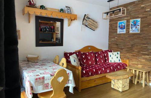 Pied des Pistes, 2 pièces, 6pers, Piscine et Sauna - Foto 13