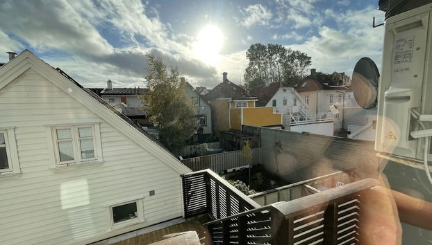 Stavanger BnB 10 Nicolas Parking & Generous Terrace - Foto 5, Balcón