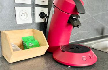 Superbe appart avec Jardin à 2 min de l’Aéroport-4 pers - Foto 11