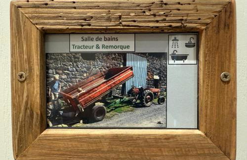 Gîte LE RABIOUZE - 4 épis, 15 pers, 22 couchages - Ancienne Bergerie rénovée, cachet d'origine conservé - Vue magnifique - Label Ecogîte - Foto 45