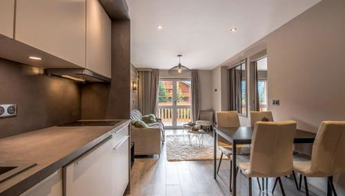 Superbe Appartement au Plateau Rond-Point des Pistes Classé 3 Etoiles et Label Méribel - Foto 4, stove