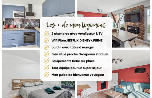 Comfort and tranquility near Lyon and Groupama Stadium, 4 personnes - Foto 45