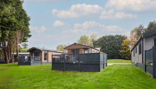 Pine Lodge with Hot Tub - Foto 4, Garden, Garden view