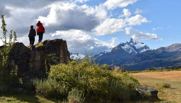 Disfrutando de los paisajes