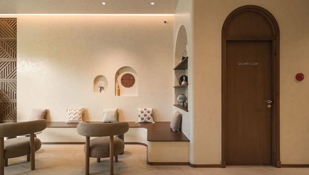 Sala de estar do lobby