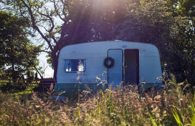 Private Glamping in a Vintage Caravan & Bell Tent - Foto 19