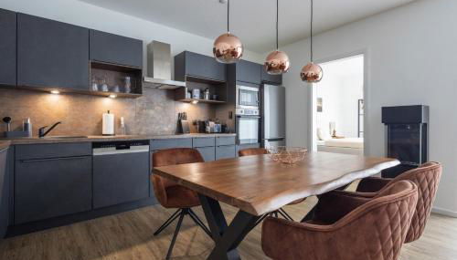 Park-Apartment Scharmützelsee Wohnung 12 - Foto 4, stove, minibar