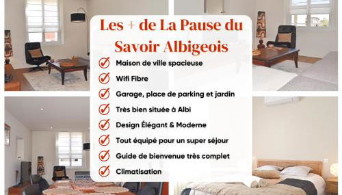 La Pause du Savoir Albigeois - Garage - Climatisation - Centre ville - Foto 4