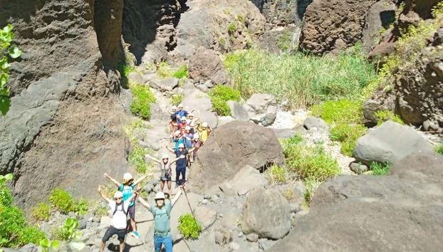 Descente par le ravin de Masca