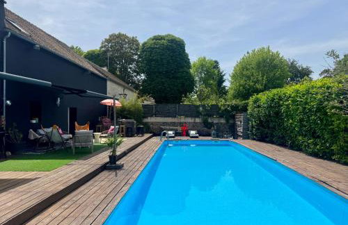 La Villa d'ElodibiZa, 45mn de Paris en train avec piscine ! - Foto 9