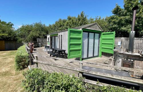Green CargoPod at Lee Wick Farm Cottages & Glamping - Foto 14