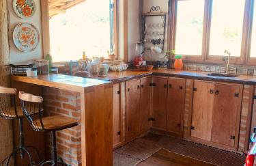 Casa de Campo Paraibuna com Lareira e Fogo de chão - Foto 28