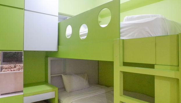 Vibrant 2Br Apartment At Educity Surabaya - Foto 3, Habitación
