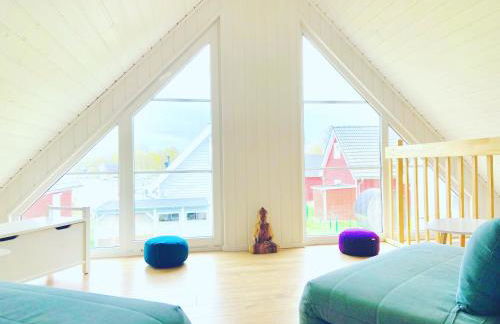 Skandi Design Ferienhaus mit Hafenblick & Beach - Foto 12