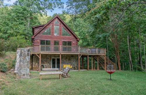 Spectacular Log Cabin Home 45 minutes to Asheville - Foto 44