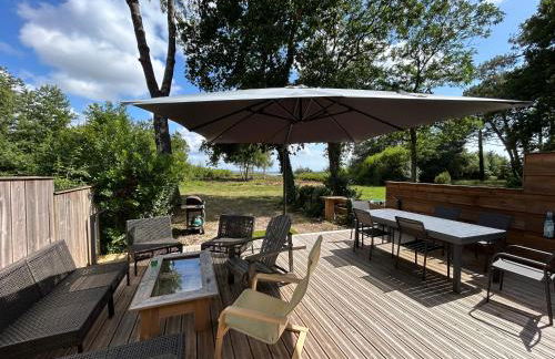 Maison vu Lac en première ligne du lac de Lacanau avec terrain de tennis privatif - Foto 39