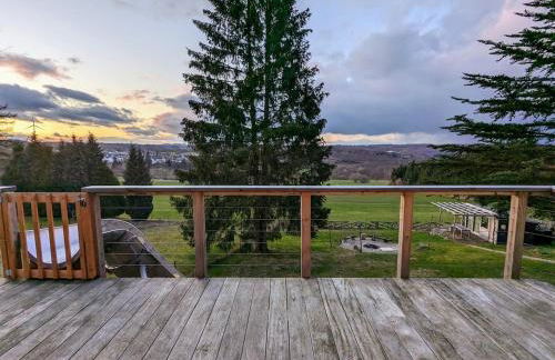 Vacation home with a view of nature, home theater, fireplace - Foto 8