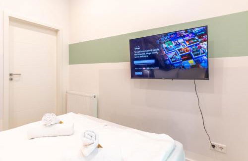 Big apartments, big bathrooms, single beds, perfect for groups - Foto 13